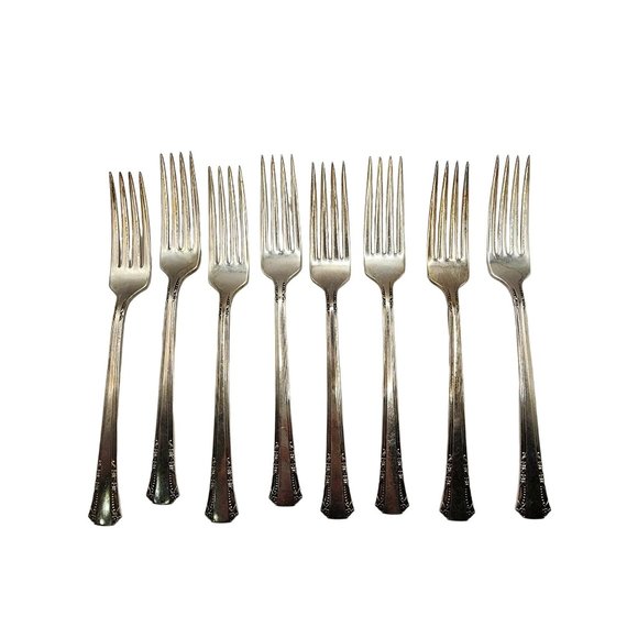 24 Pc Oneida Ltd 1881 Rogers Flatware Set Forks Spoons Knives Dining Kitchen - Picture 4 of 8